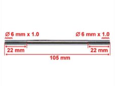 Cilinder Tapeind Puch Maxi 6x105 (1)
