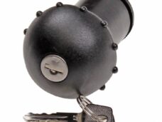 Tankdop Vespa Citta Zwart + Slot - Supertec