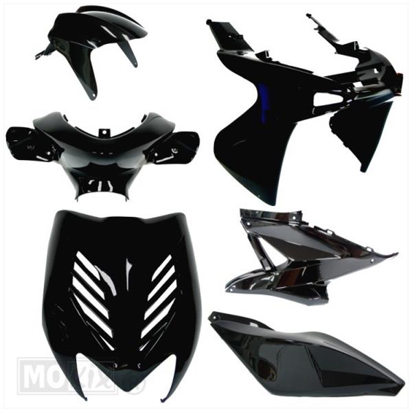 Plaatwerk KIT Yamaha Aerox Tuning Glans Zwart