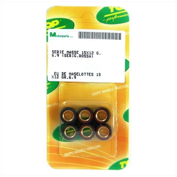 Rollenset (6) 15x12 6.0gr TP - Top Performances