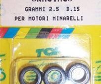 Rollenset (6) 15x12  2.5gr TP - Top Performances