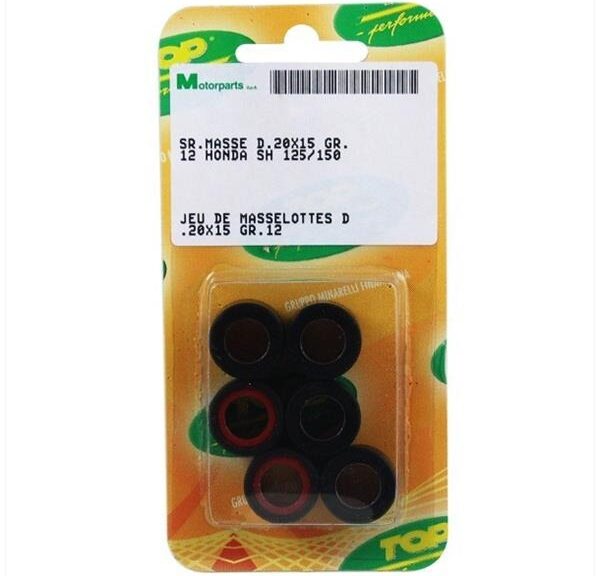 Rollenset (6) 20x15 13.0gr TP - Top Performances