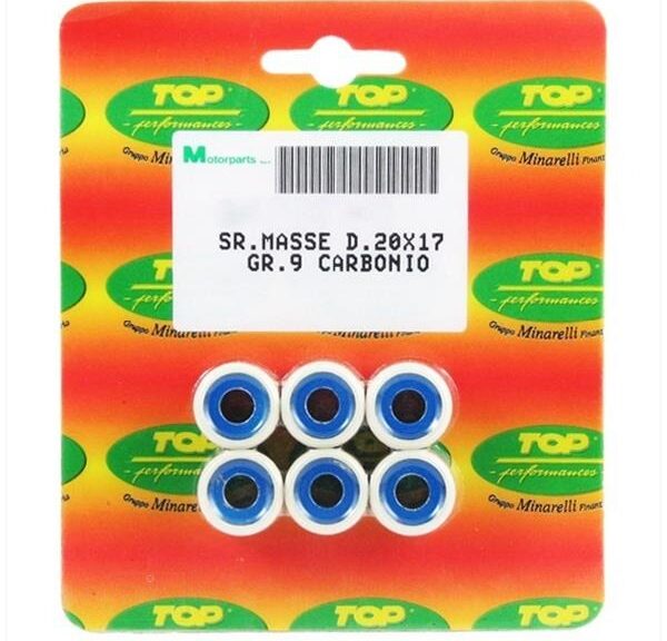 Rollenset (6) 20x17 11.0gr TP - Top Performances