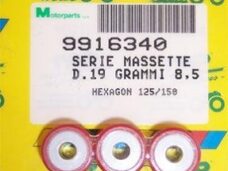 Rollenset (6) 19x17  8.5gr TP - Top Performances