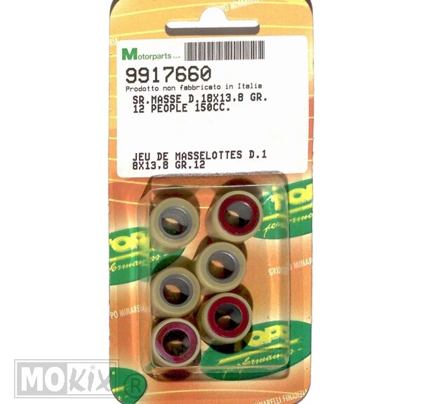 Rollenset (6) 18x13.8 12.0gr TP - Top Performances