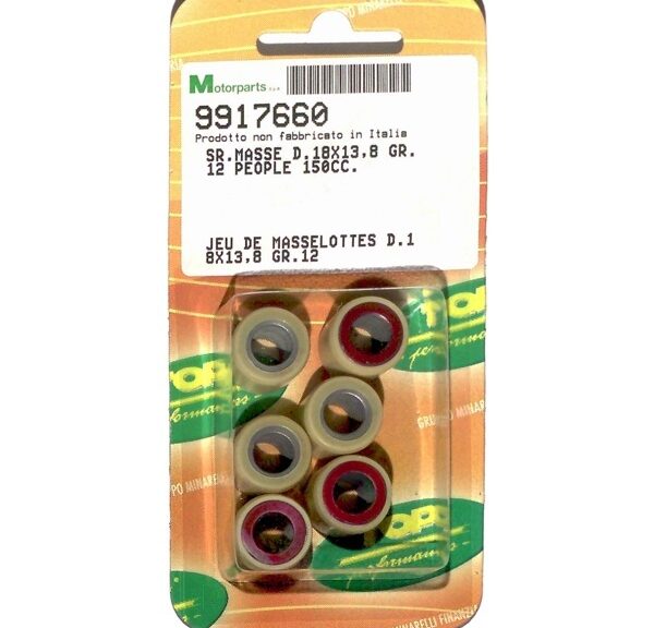 Rollenset (6) 18x13.8 12.0gr TP - Top Performances