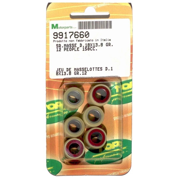 Rollenset (6) 18x13.8 12.0gr TP - Top Performances
