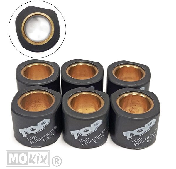 Rollenset (6) 15x12  6.5gr TP HSP - Top Performances