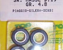 Rollenset (6) 19x15.5 4.8gr TP - Top Performances