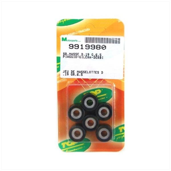 Rollenset (6) 19x15.5 7.0gr TP - Top Performances