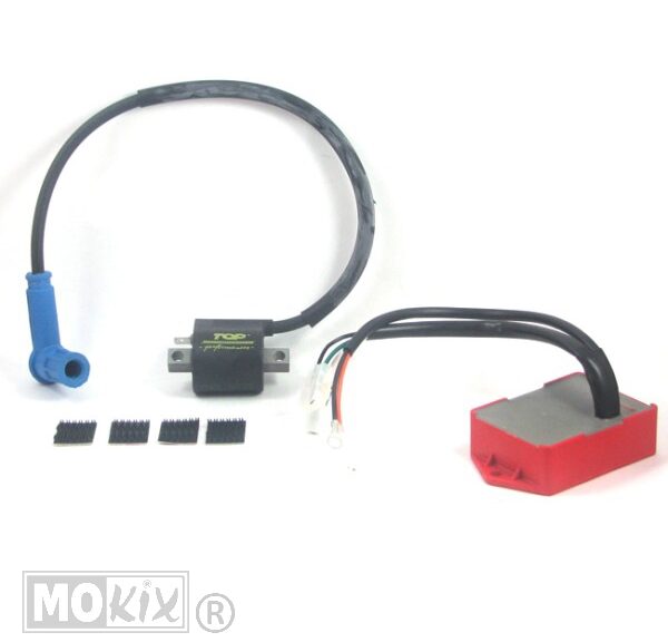 CDI Unit MIN AM6 Ducati + Bobine Variabel Rood TP - Top Performances