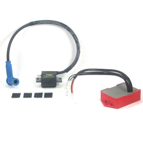 CDI Unit MIN AM6 Ducati + Bobine Variabel Rood TP - Top Performances