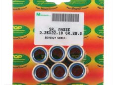 Rollenset (6) 25x22.1 25.0gr TP - Top Performances