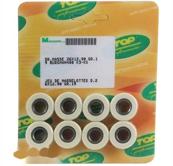 Rollenset (8) 26x12.9 19.0gr TP - Top Performances