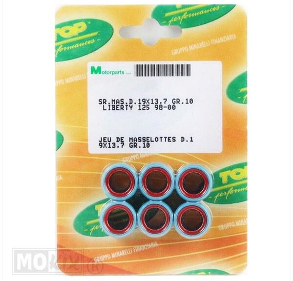 Rollenset (6) 19x13.7 11.0gr TP - Top Performances