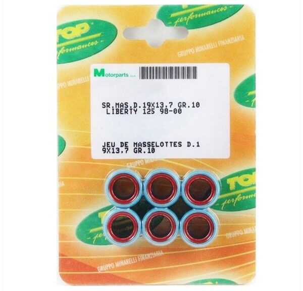 Rollenset (6) 19x13.7 11.0gr TP - Top Performances