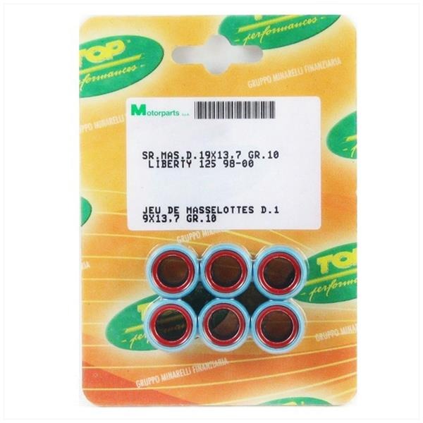 Rollenset (6) 19x13.7 11.0gr TP - Top Performances