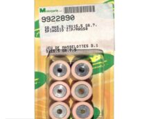 Rollenset (6) 19x15.5 7.5gr TP - Top Performances