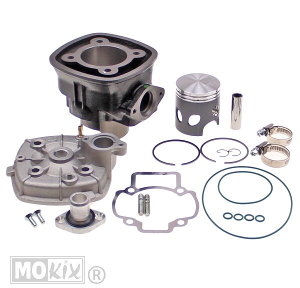 Cilinderkit Piaggio 2T LC 48mm Black Trophy TP - Top Performances