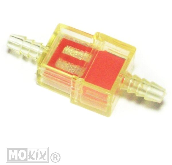 Benzinefilter UNI Voor 6mm Slang Vierkant ST - Supertec