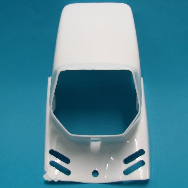Koplampspoiler Puch Maxi / Gilera Citta VK WIT - Supertec