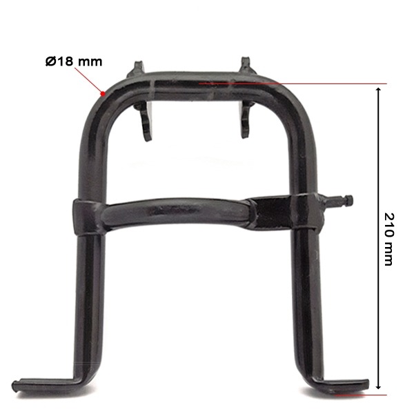 Middenstandaard Puch Maxi Macho 210mm Zwart - IGM