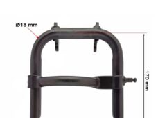 Middenstandaard Puch Maxi N 170mm Zwart - IGM