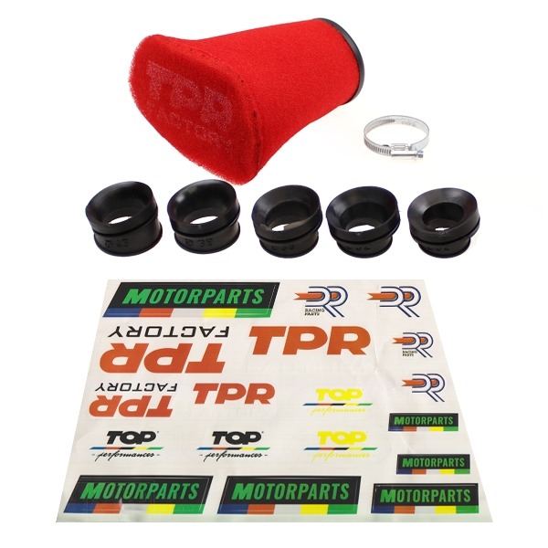 Foam Filter TPR Factory 46-49-52-55-58-62mm Rood - Top Performances