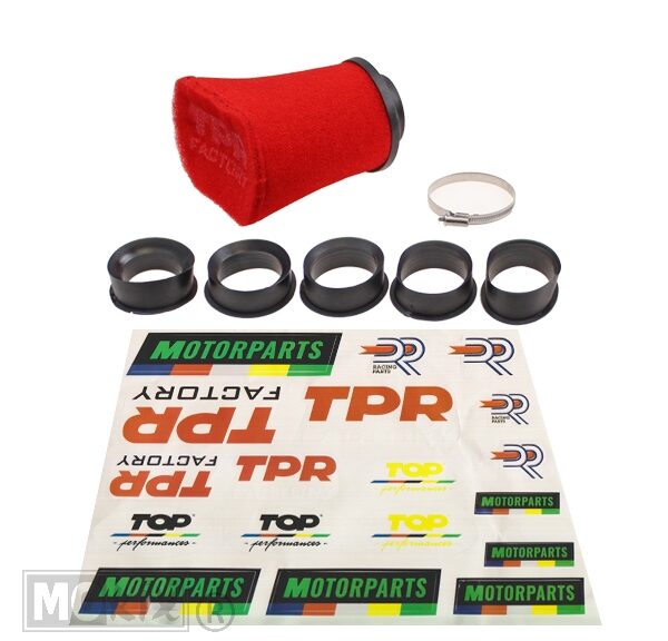 Foam Filter TPR Factory 46-49-52-55-58-62mm Rood - Top Performances