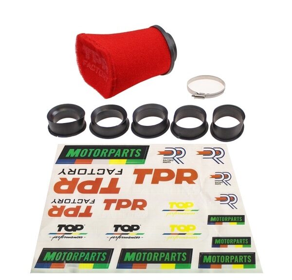 Foam Filter TPR Factory 46-49-52-55-58-62mm Rood - Top Performances