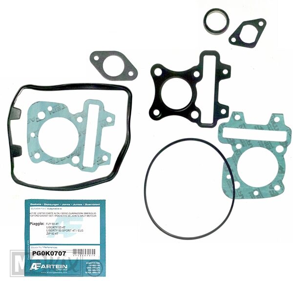 Packningssats TOP Piaggio 4S 50cc 2V - Artein