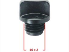 Olievulplug Minarelli AM6 (M16x2) PVC Zwart ORG