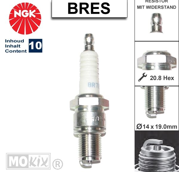 AP8206915 BOUGIE PIAGGIO NGK BR 9ES (10)