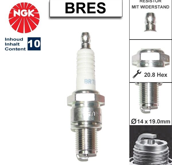 Bougie Piaggio NGK BR 9ES (10)