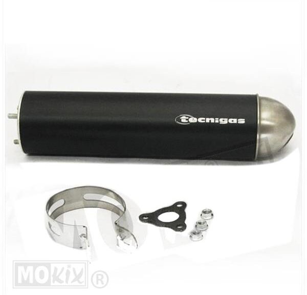 Einddemper Tecnigas E-NOX/RSG ALU Zwart