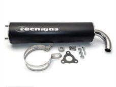 Einddemper Tecnigas RS125/ TG2-RSG Zwart ALU