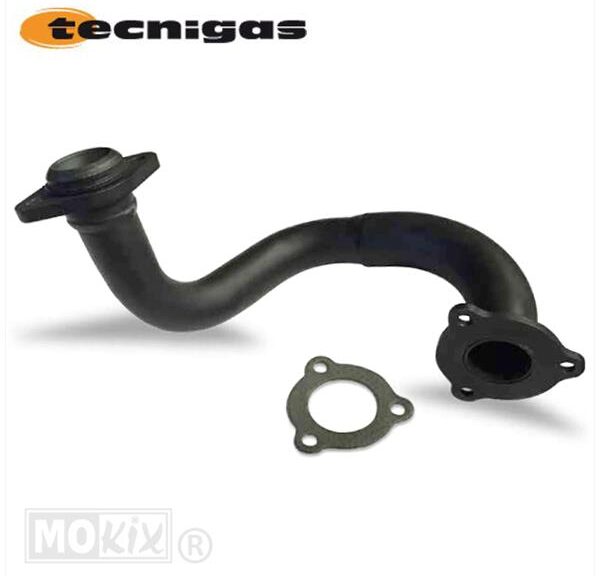 Uitlaatbocht Derbi Senda-R (Piaggio D50B0) Open - Tecnigas