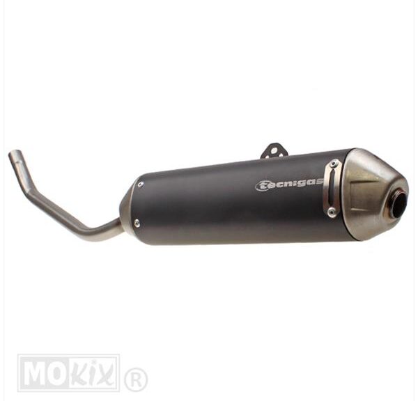 Bakljuddämpare E-NOX EVO Derbi Senda ALU Svart - Tecnigas