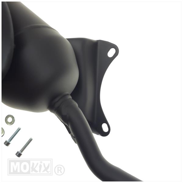 Uitlaat Silent-PRO Piaggio ZIP 4T 2V Black - Afbeelding 2