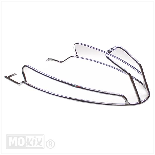 Valbeugel Kymco Like 17-20 Achter Chroom Dubbel - Afbeelding 5