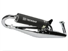 Uitlaat BIG RS Piaggio/Aprilia 125/180cc Chroom - Tecnigas