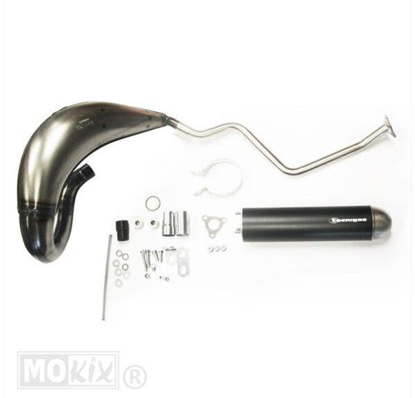 Uitlaat E-NOX Steel Malaguti/Yamaha/MH/Peugeot CE - Tecnigas