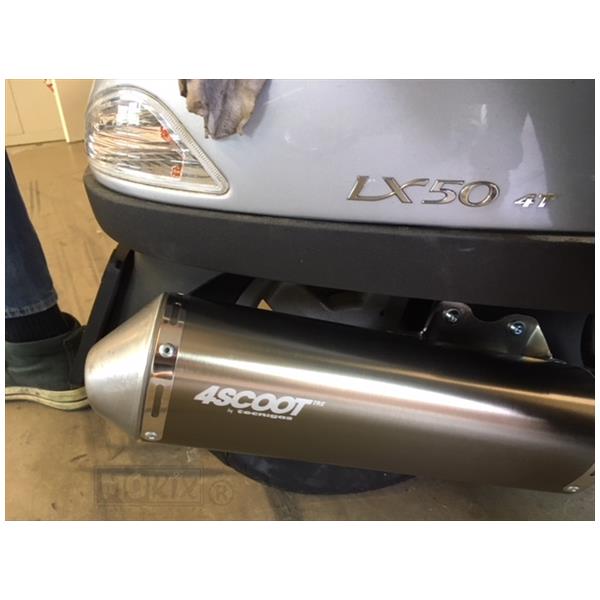 Uitlaat PIA ZIP/FLY/LX 4T 2V 50 AB 4SCOOT-TRE CE - Afbeelding 2