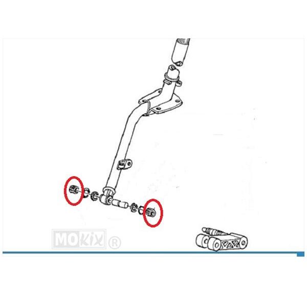 Naaldlager Piaggio Vespa PX 125/SFERA 50 EA22 RMS