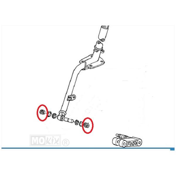 Naaldlager Piaggio Vespa PX 125/SFERA 50 EA22 RMS