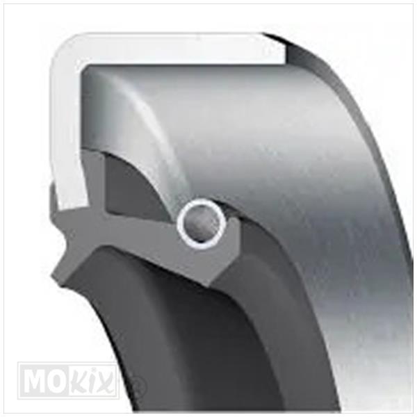 Keerring 14 x22 x5 DF / OS-B10 NBR - Afbeelding 2