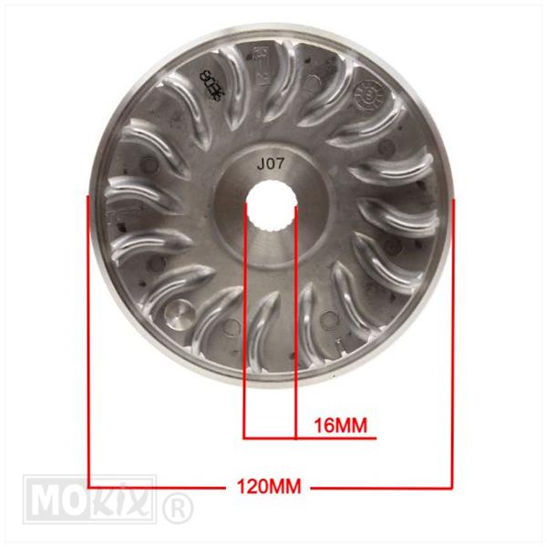 Half Poelie/Koelvin APR Scarabeo/Atlantic 125 RMS