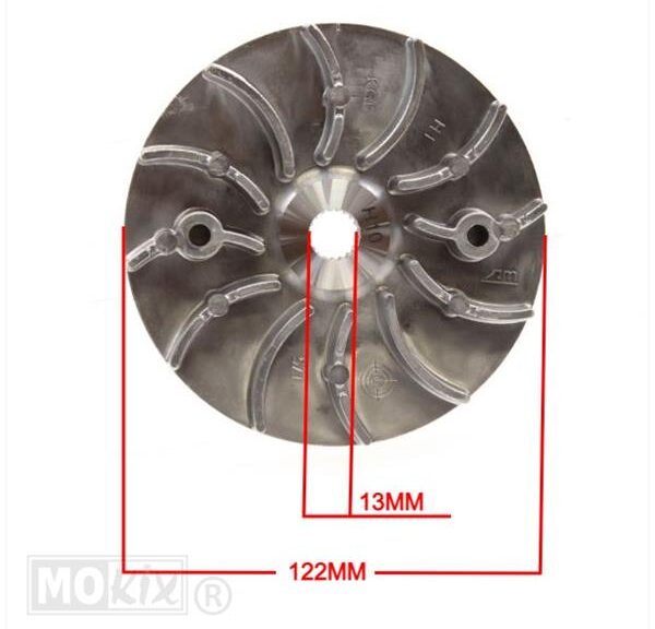 Half Poelie/Koelvin Honda SH 125/150 RMS