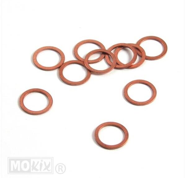 Rood-Koperen Ring 12x16mm 10stuks - Bollard