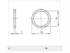 Rood-Koperen Ring 12x18mm (10) - Bollard